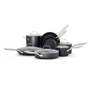 12pc Hard Anodized Aluminum Nonstick Cookware Set