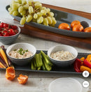 Pandex 5-piece Beaded Melamine Serveware Set