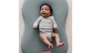 Lounger Curve Muslin Cover - Slate