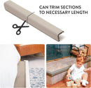 Fireplace Guard with Two Corners - Grey/Beige