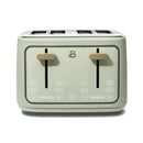 4-Slice Toaster with Touch-Activated Display - Sage Green by Drew Barrymore