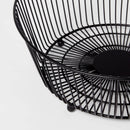 Iron Wire Fruit Basket - Black