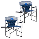 Folding Director’s Chair 2-Pack - Blue