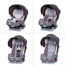 Cover Me 4-in-1 Convertible Car Seat - Quartz Pink