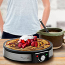 Electric Crepe & Pancake Maker - Silver