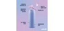 Kids Stainless Steel Water Bottle - Purple Holographic Glitter
