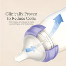 Anti-Colic Baby Bottles for Breastfeeding Babies 5 Ounces, 4 Count, Size S