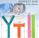 Sensory Chew Toys for Autistic Children, 4 Pack Silicone
