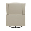 Eden Nursery Tufted Wingback Gliding Chair - Cream