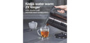 1.7Liter DoubleWall Dig SS Kettle 40851: Electric Water & Tea Heater, 1.7L, Stainless Steel, 1500W, Black