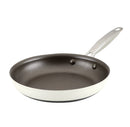10" Nonstick Hard Anodized Frying Pan - Cream