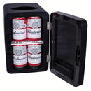 9 Can Beauty Lighted Mirror Countertop Mini Fridge Black: Skincare & Makeup Cosmetic Refrigerator