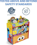Sesame Street 6 Bin Design and Store Toy Organizer