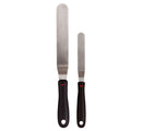OXO 2pc Icing Knife Set: Stainless Steel Offset & Frosting Spatulas, Ergonomic Non-Slip Handles, Dishwasher-Safe