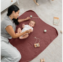Large Baby Muslin Blanket - Wine