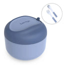 Insulated Leakproof Bowl with Collapsible Utensils - Slate