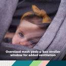 OnBoard Slide 6-in-1 Travel System with Safety Slide Base - Gray
