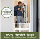 Recycled Plastic Baby Gate - White