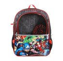 Kids' Backpack with Lunch Kit and Water Bottle - Black