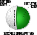 Soft Feel Golf Balls - White
