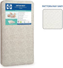 Waterproof Baby Crib Mattress and Pad - White