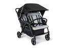 4 Seat Quad Stroller - Black