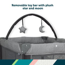 Basic 2-in-1 Play Yard with Bassinet - Gray