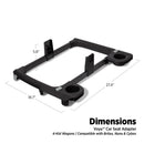 Voya Stroller Car Seat Adapter Nuna Cybex Britax - Black