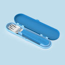 Kids' Stainless Steel Utensil Set - Blue