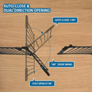 Easy Walk-Thru Safety Gate - Graphite