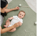 Muslin Baby Blanket Large 40" X 40" - Sage