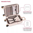 Cascade Hardside Carry On Spinner Suitcase - Rose