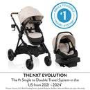 Pivot Xpand Travel System with LiteMax NXT Infant Car Seat - Canyon Beige