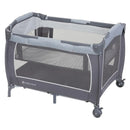 Nursery Center Playard for Twins - Grey