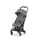COYA Stroller - Rose Gold Frame + Mirage Grey Seat