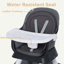 8 in 1 Baby High Chair - Dark Grey