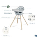 Moa 8-in-1 High Chairs - Classic Slate