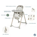 Minla 6-in-1 High Chair- Classic Oat