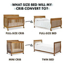 Full/Twin Size Bed Conversion Kit - Natural
