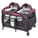 Deluxe Nursery Center Playard for Twins - Cozy Berry