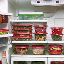 Easy Find Lids 320oz (2.5 gal) Plastic Rectangle Food Storage Container Clear