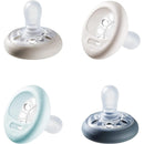 Breast-Like Pacifier - Pastel/Blue/Black