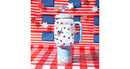 6pk 40oz Americana Glitter Straws