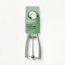 1.5-Tablespoon Stainless Steel Cookie Scoop - Grey