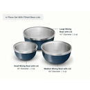 6-Piece Mixing Bowl Set - Navy