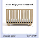 5-in-1 Convertible Crib with Toddler Guardrail - Driftwood