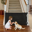 Retractable Baby Gate - Black
