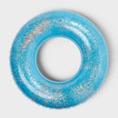 42" Glitter Ring Tube - Light Blue