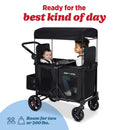 Voya 2.0 XT 2 Seat Stroller Wagon - Black