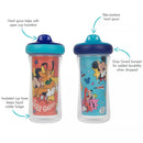 Disney 9oz Mickey Mouse Spill Proof Insulated Hard Spout Sippy Cups - 2pk
